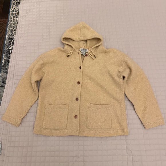 Jacob Cream Wool Cardigan - Picture 6 of 8